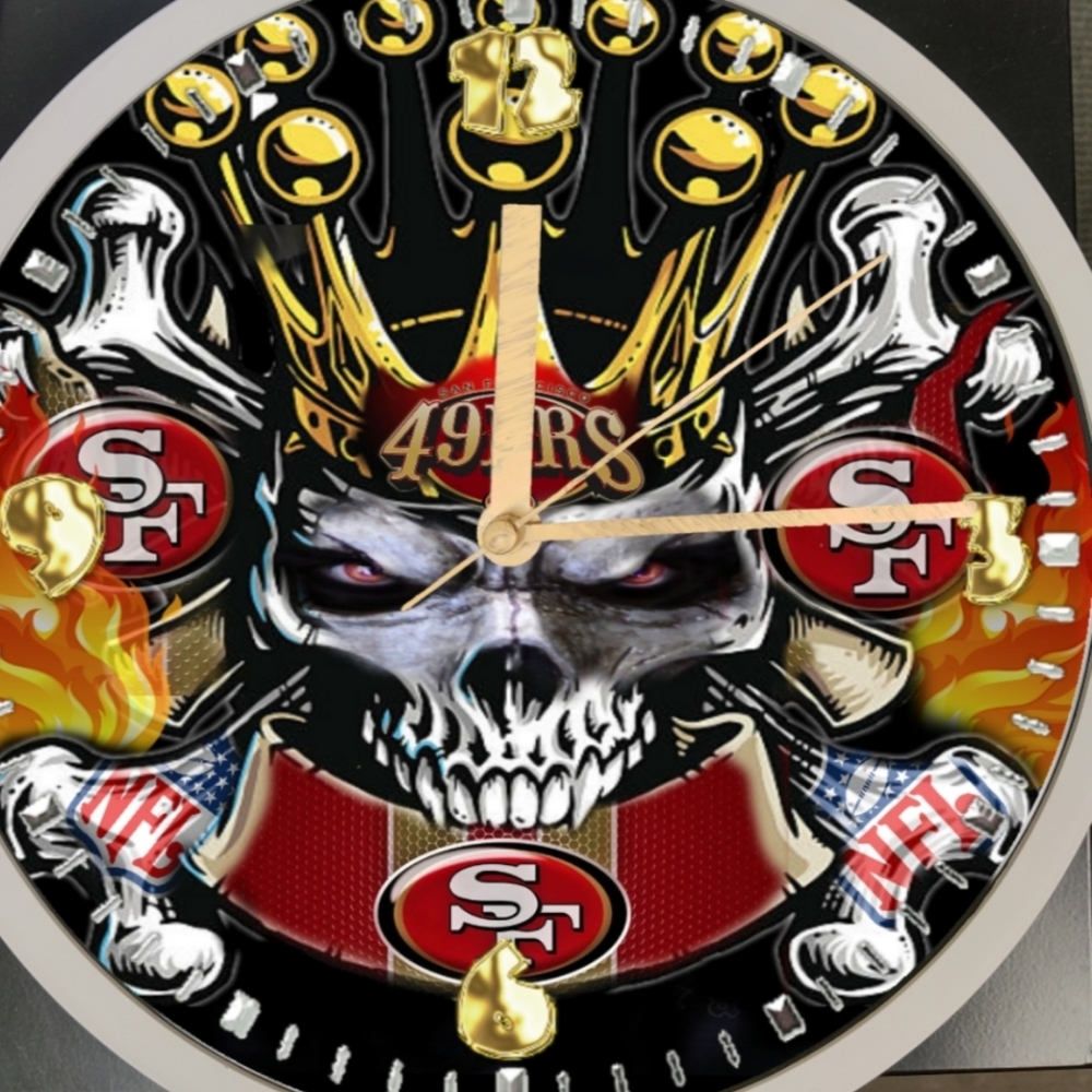 COPY - 49ers led wall clock